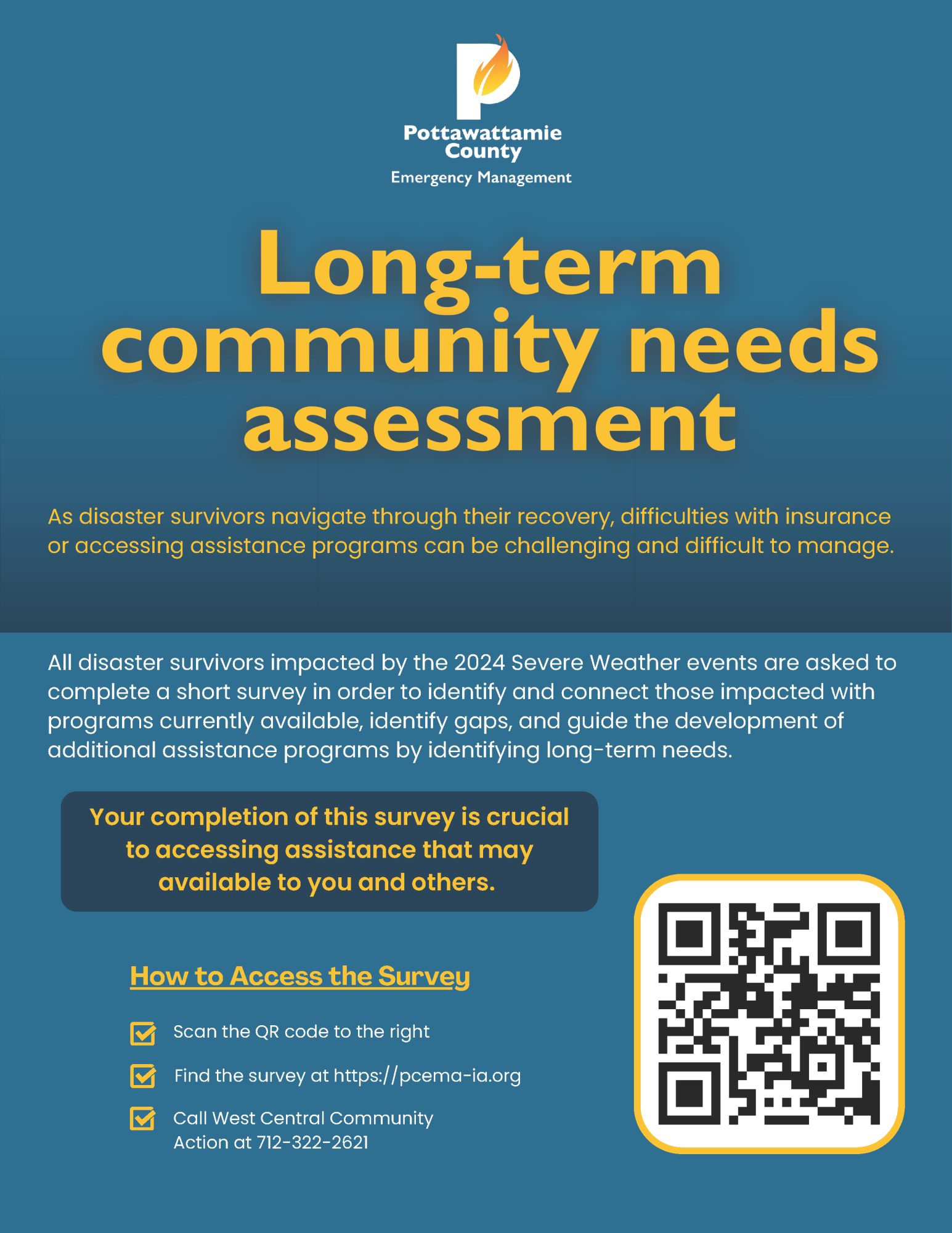 long term community needs assessment survey